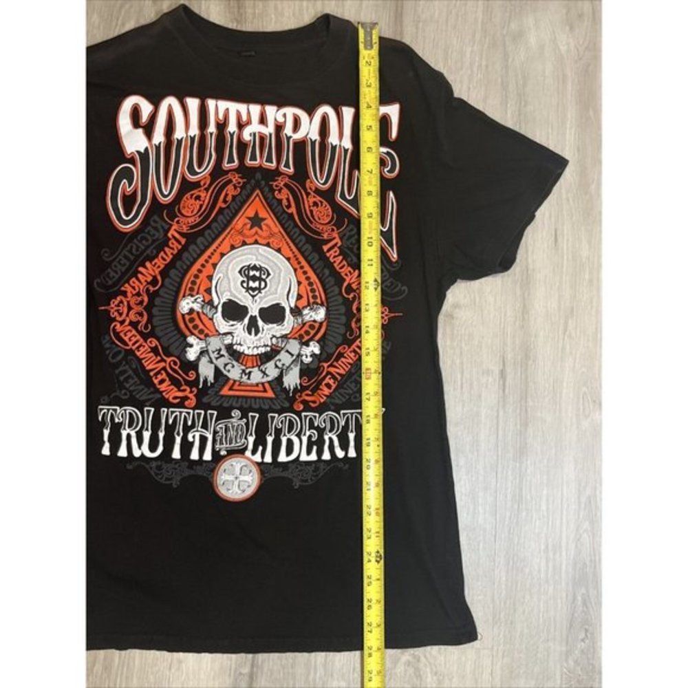 Southpole Shirt Size XL Back Graphic T-shirt Truth And Liberty - Picture 4 of 6